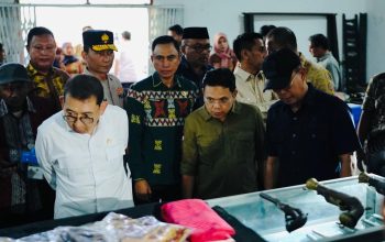 Menteri Kebudayaan Fadli Zon Tinjau Area dan Koleksi Museum Sultra, hingga Bahas Lukisan Purba di Muna