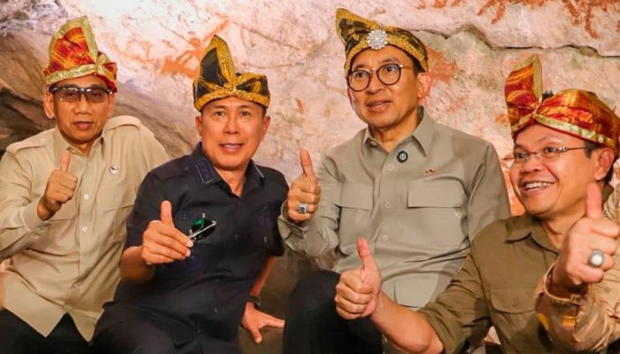 Fadli Zon Buka Festival Liangkobori IV, Gua Metanduno Muna Diusulkan Jadi Warisan Dunia UNESCO dan Gua Liangkobori