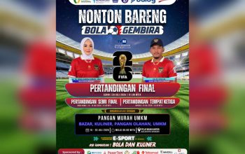 Wali Kota Kendari Gelar Nobar Piala Dunia 2026 Dipadukan Bazar Pangan Murah dan Pesta UMKM