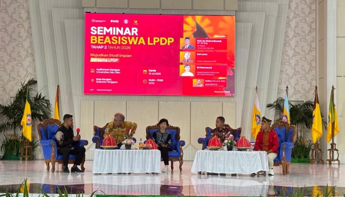 LPDP Jemput Bola di UHO, Pendaftaran Beasiswa Tahap II 2026 Dibuka hingga 31 Juli