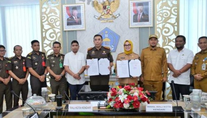 Wali Kota Kendari dan Kejari Teken Kerja Sama Bantuan Hukum, Dukungan Tata Kelola Pemerintahan
