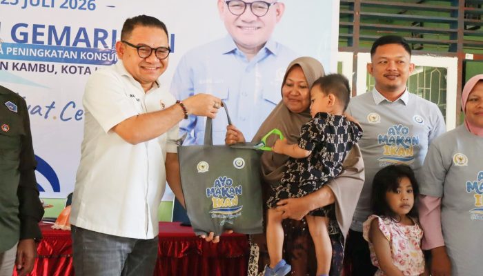 Jaelani Gencarkan Program Gemarikan di Empat Kelurahan Kendari, Ajak Warga Cegah Stunting Lewat Konsumsi Ikan