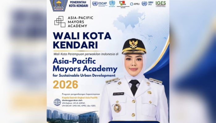 Wali Kota Kendari Siska Karina Imran Wakili Indonesia Ikut Asia-Pasific Mayor Academy 2026