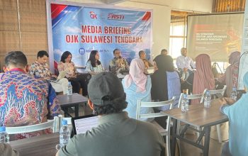 Gelar Media Briefing Bersama Awak Media, OJK Sultra Bahas Enam Isu Strategis Sektor Keuangan