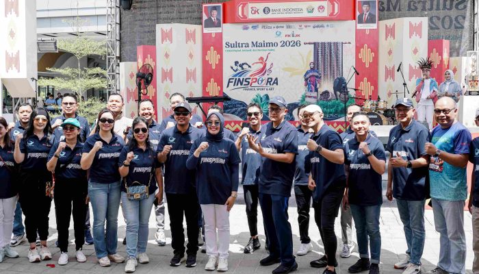 Finspora 2026 dan Sultra Maimo Dorong Sinergi Ekonomi serta Sportivitas Industri Keuangan di Sultra