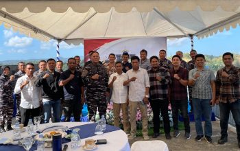 Coffee Morning, Danlanal Kendari Baru Eratkan Silaturahmi dan Hubungan Kemitraan dengan Insan Pers
