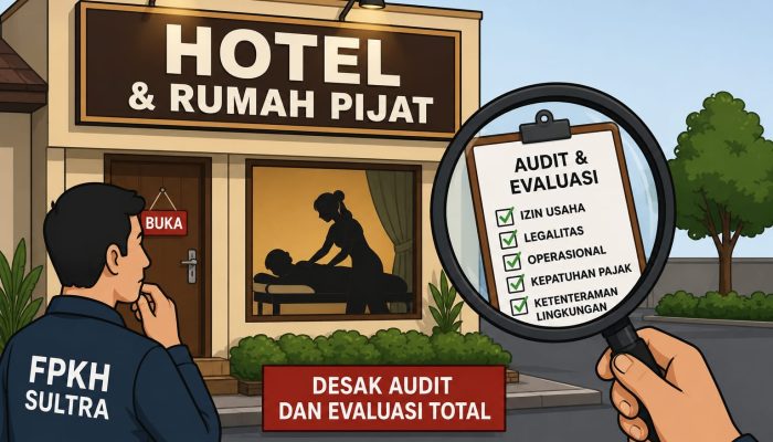 Diduga Melalui Praktik Diluar Perizinan, FPKH Sultra Minta Pemkot Audit Legalitas dan Operasional Rumah Pijat Utami