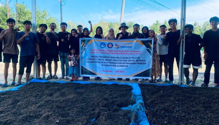 PKM FP UHO Dorong Warga Pesisir Poleang Timur Terapkan Climate-Smart Agriculture Hadapi Perubahan Iklim