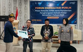 BPN Muna Mendapat Dua Penghargaan dari KPPN Raha