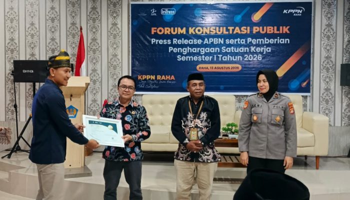 BPN Muna Mendapat Dua Penghargaan dari KPPN Raha