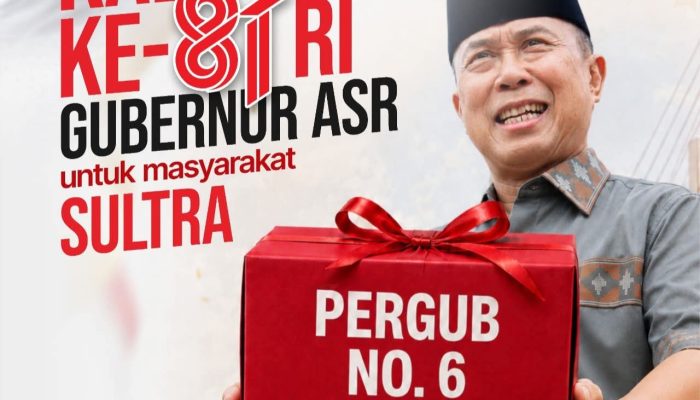 Kado Untuk Rakyat Pada HUT RI Ke-81, Gubernur Sultra Turunkan Biaya Pajak Kendaraan Bermotor