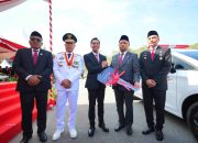 Momen HUT Ke-81 RI, Bank Sultra Serahkan Bantuan Satu Unit Mobil Jenazah untuk RSUD Bahteramas