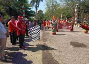Gerak Jalan Indah Tingkat Umum Kabupaten Muna Sebanyak 65 Barisan