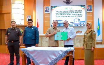 Pemprov Sultra Serahkan Penyelesaian Aset Daerah di Unsultra ke Kejaksaan