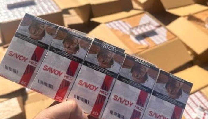 Bea Cukai Kendari Amankan 838 Ribu Batang Rokok Ilegal, Selamatkan Potensi Kerugian 822,1 Juta