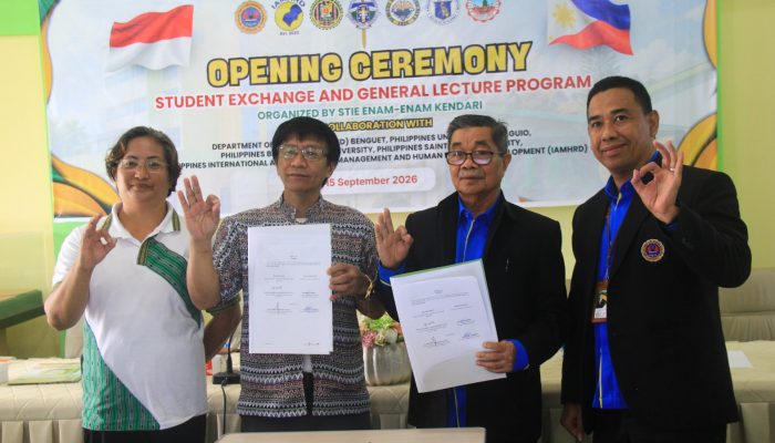 Delegasi Filipina Ikuti Student Exchange di STIE Enam Enam Kendari