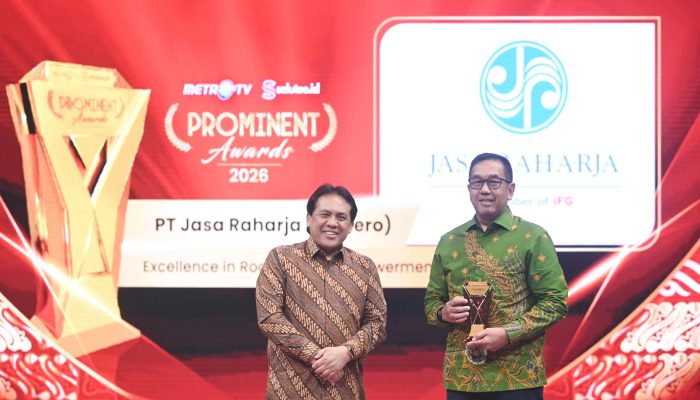 Konsisten Dorong Keselamatan Transportasi, Jasa Raharja Raih Penghargaan di Ajang Prominent Award 2026
