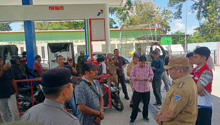 Pemkab Muna Rapat Koordinasi dengan APH Serta Melakukan Sidak di Tiga SPBU