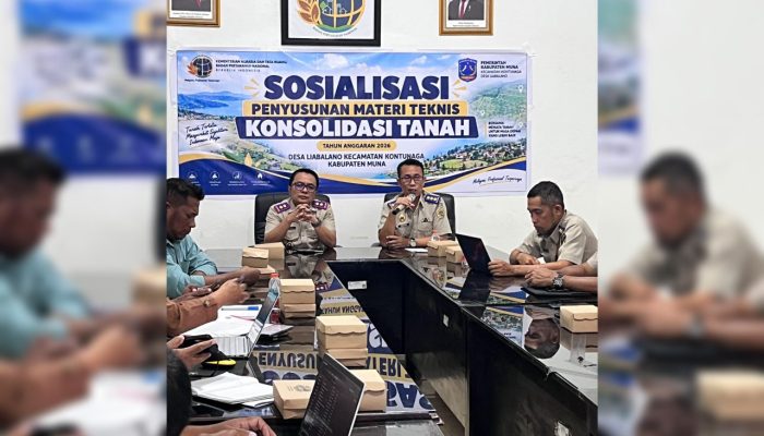 Rencana Konsolidasi Tanah BPN, Harus Selaras dengan Arah Pembangunan Daerah Kabupaten Muna