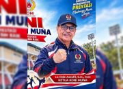 KONI Muna Menargetkan di Porprov Kendari Masuk Lima Besar