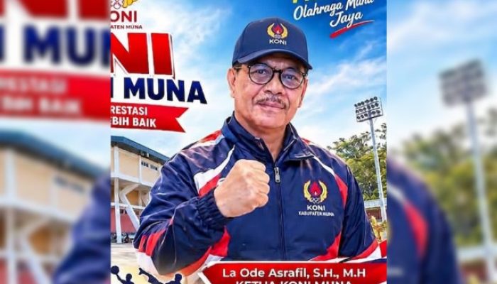 KONI Muna Menargetkan di Porprov Kendari Masuk Lima Besar