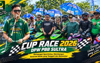 Buka Cup Race 2026 DPW PBB, Ikbar Siapkan Pembangunan Sport Tourism di Konut 2027