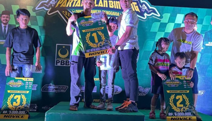 Sukses Gelar Cup Race 2026, Ketua DPW PBB Sultra Ikbar Jadikan Cup Race sebagai Kawah Bibit Atlet Muda
