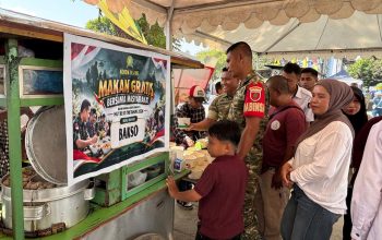 Semarak HUT Ke-81, TNI Gandeng 30 UMKM Sediakan 3.000 Porsi Makanan untuk Rakyat