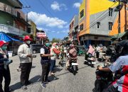 PWI Baubau Gandeng TNI-Polri dan Organisasi Kemanusiaan Bagikan 2000 Masker