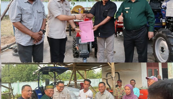 Jaelani Salurkan Bantuan Traktor di Busel, Bantu Usaha Olahan Ikan di Baubau