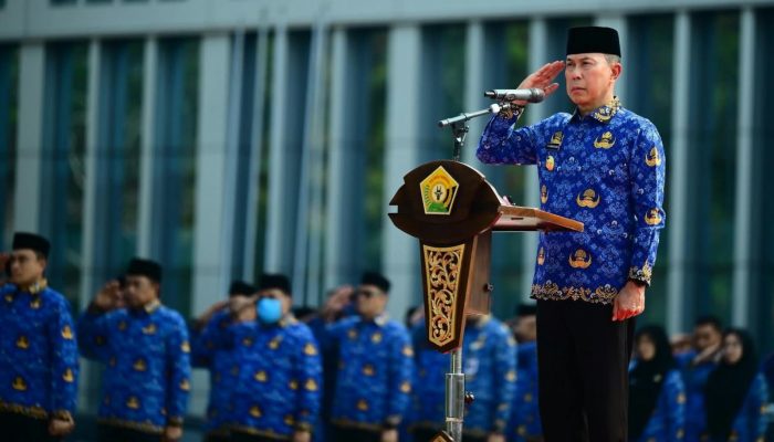 Apel Hari Kesadaran Nasional, Gubernur Sultra Tekankan Kedisiplinan ASN dan Soroti Serapan Anggaran OPD