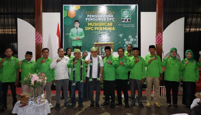 Pengurus DPC PKB Muna Resmi Dilantik, Jaelani Tekankan Pentingnya Soliditas Kader