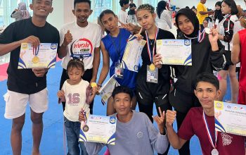 Atlet Wushu UHO Borong Enam Medali di Road to Porprov Sultra XV 2026
