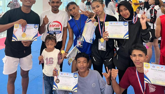 Atlet Wushu UHO Borong Enam Medali di Road to Porprov Sultra XV 2026