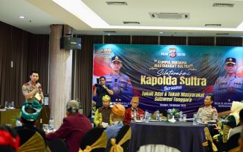 Kapolda Sultra Silaturahmi dengan Tokoh Adat dan Tokoh Masyarakat Sultra, Perkuat Sinergi Jaga Kamtibmas