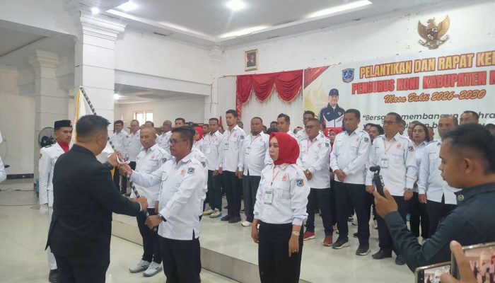 KONI Sultra Resmi Melantik Pengurus KONI Kabupaten Muna Periode 2026-2030