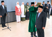 Pelantikan Prof. Takdir Saili sebagai Rektor UHO periode 2026-2030 oleh Menteri. (Foto: Ist/KR)